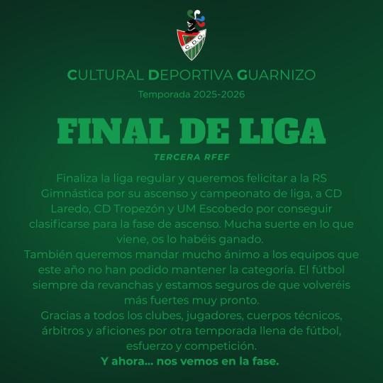 Imagen noticia CULTURAL DEPORTIVA GUARNIZO